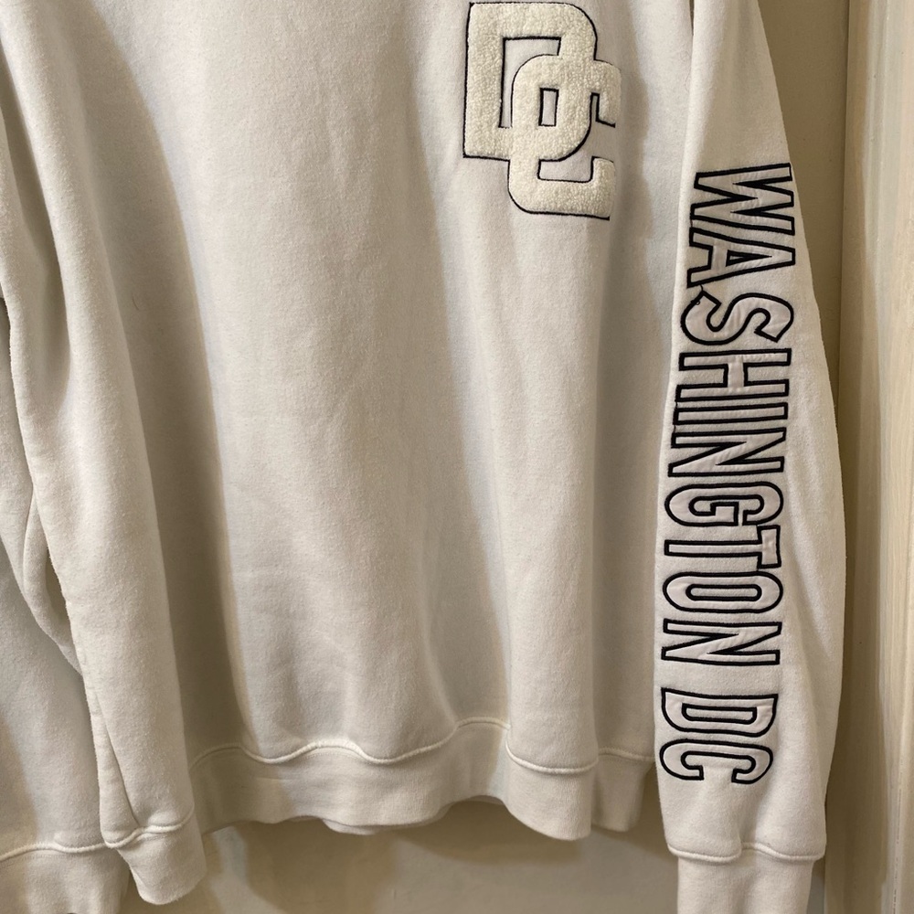 DC Women's Cream Crewneck Sweater